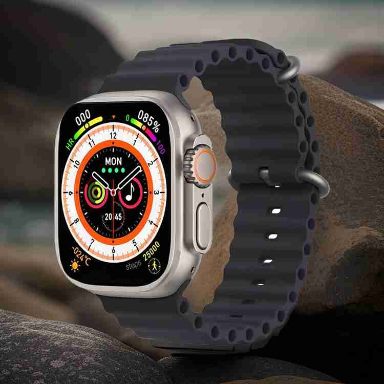 YAROH E33 S8 ultra Smartwatch Apps Maps Social Sports Smartwatch Price in India Buy YAROH E33 S8 ultra Smartwatch Apps Maps Social Sports Smartwatch online at Flipkart