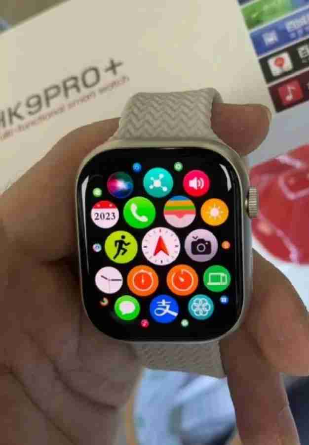 HK9 Pro Plus SmartWatch Unboxing & Full Review Best Apple Watch Series 9  Copy with watchOS 10 - ASMR 