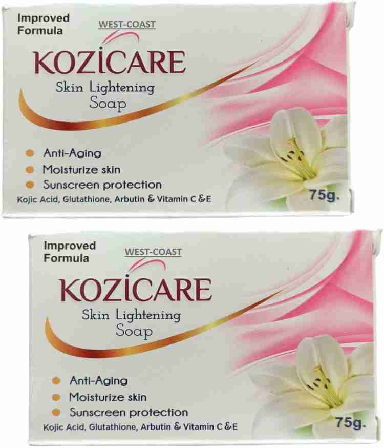 West Coast Kozicare Skin Lightening Soap with Kojic Acid Arbutin