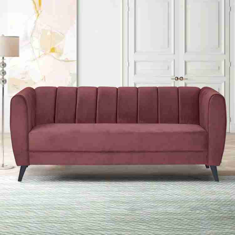 Deep pink deals sofa