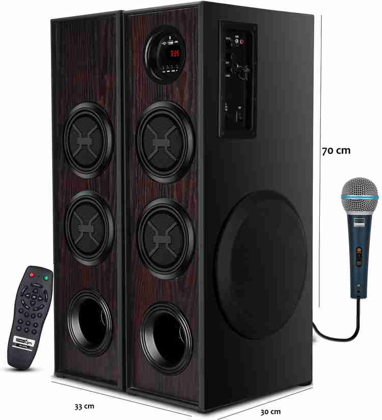 Buy RZG T 12U Double tower speaker bluetooth system home theater
