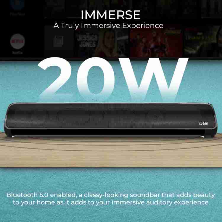 Soundbar 20w clearance