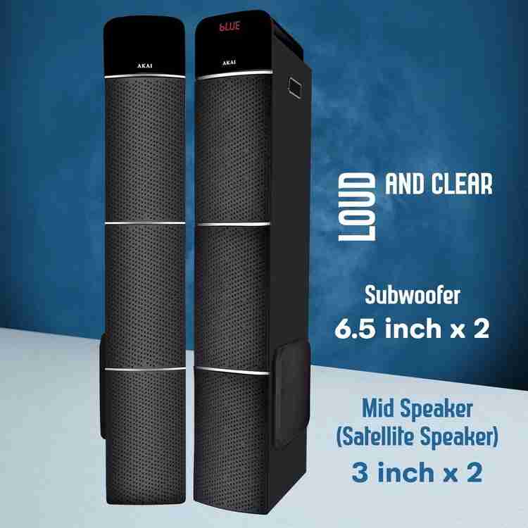 Akai tower speaker new arrivals