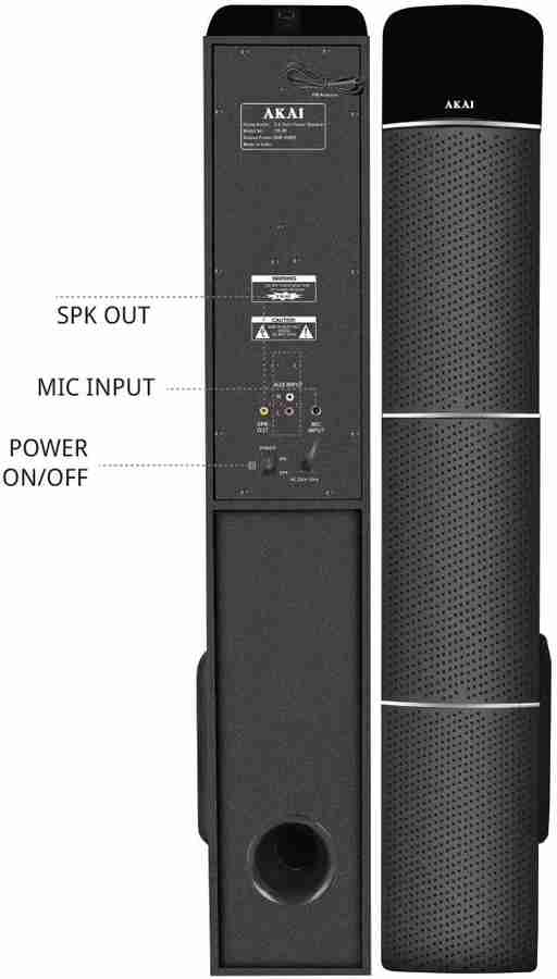 Akai sound tower online