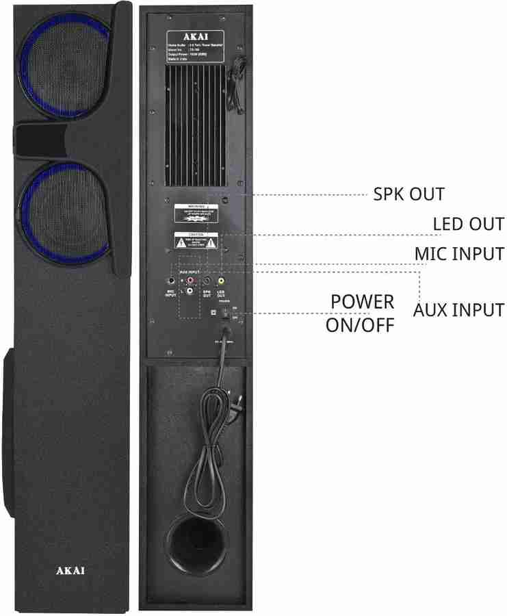 Buy Akai TS 160 160 W Bluetooth Tower Speaker Online from Flipkart