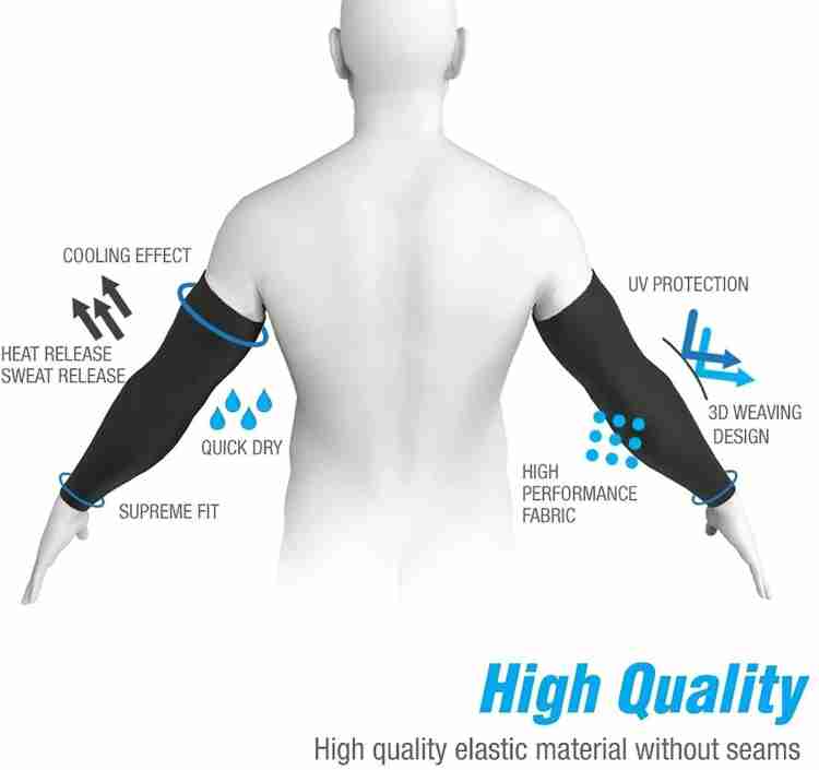 UV PROTECTION CRICKET ARM SLEEVE WHITE