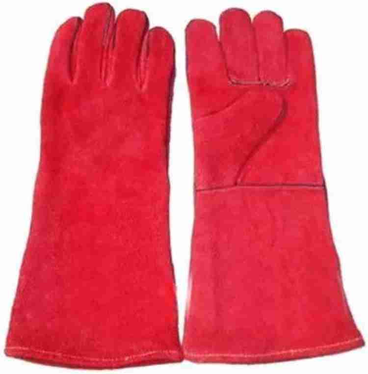 Leather discount hand gloves