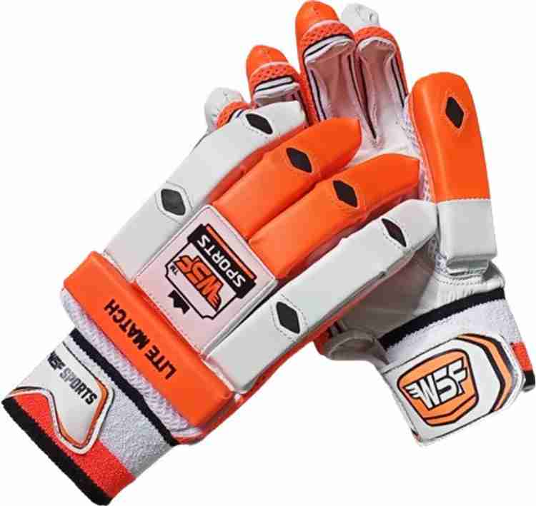 Orange and sale blue batting gloves