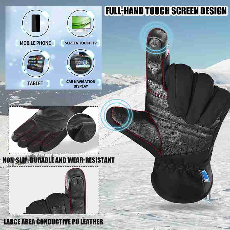 Men's gloves with touch screen fingers hot sale