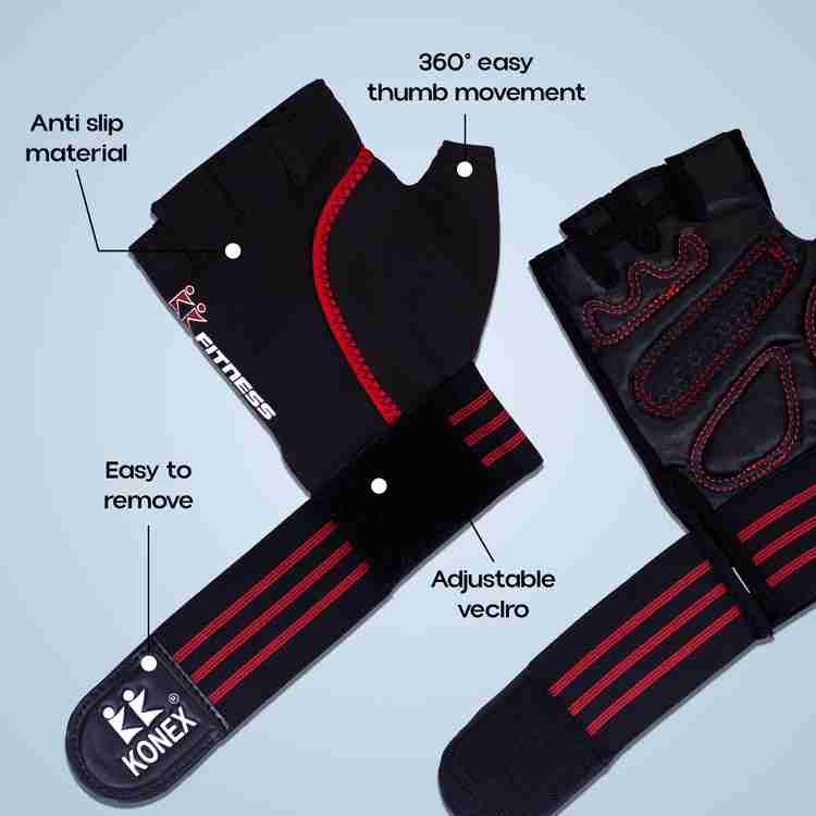 Konex Gym Gloves for Workout Fitness Training and Other Sports Activities Size Large Gym Fitness Gloves Buy Konex Gym Gloves for Workout Fitness Training and Other Sports Activities Size Large