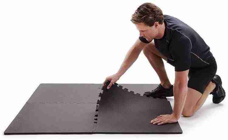 SIGNATRON Exercise Yoga Mat EVA Rubber Foam Interlocking Tiles 6 Pc Black 10 mm Gym Mat Black 10MM mm Exercise Gym Mat Buy SIGNATRON Exercise Yoga Mat EVA Rubber Foam