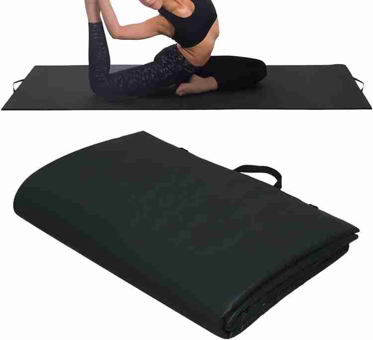 Raizex Fitness 10mm PU Leather Exercise Yoga Mat, Foldable Yoga Mat with  Carrying Strap Black 10 mm Yoga Mat - Buy Raizex Fitness 10mm PU Leather  Exercise Yoga Mat, Foldable Yoga Mat