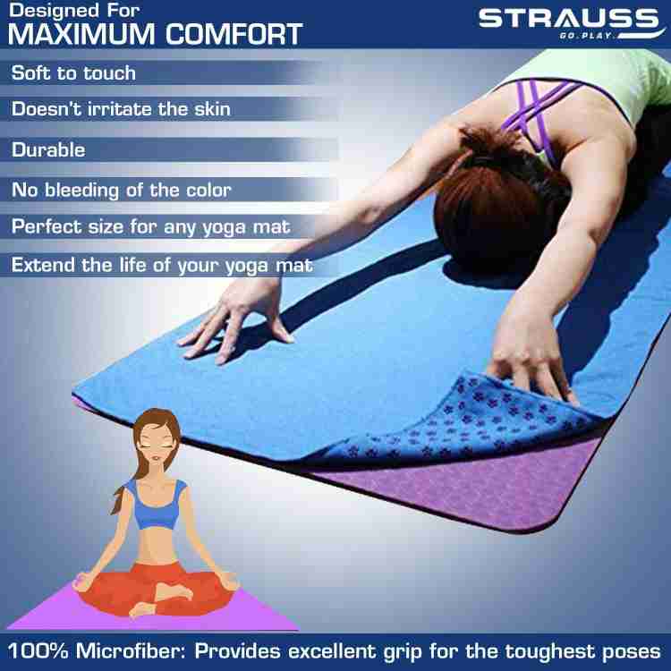 Buy RatMat Yoga Mats - Thick ¼ - Option to Purchase With Yoga Towel -  RatMat & Yoga Towel Bundles Available - Classic or Gummy Grip Yoga Towel  Mat Sets - Phthalate