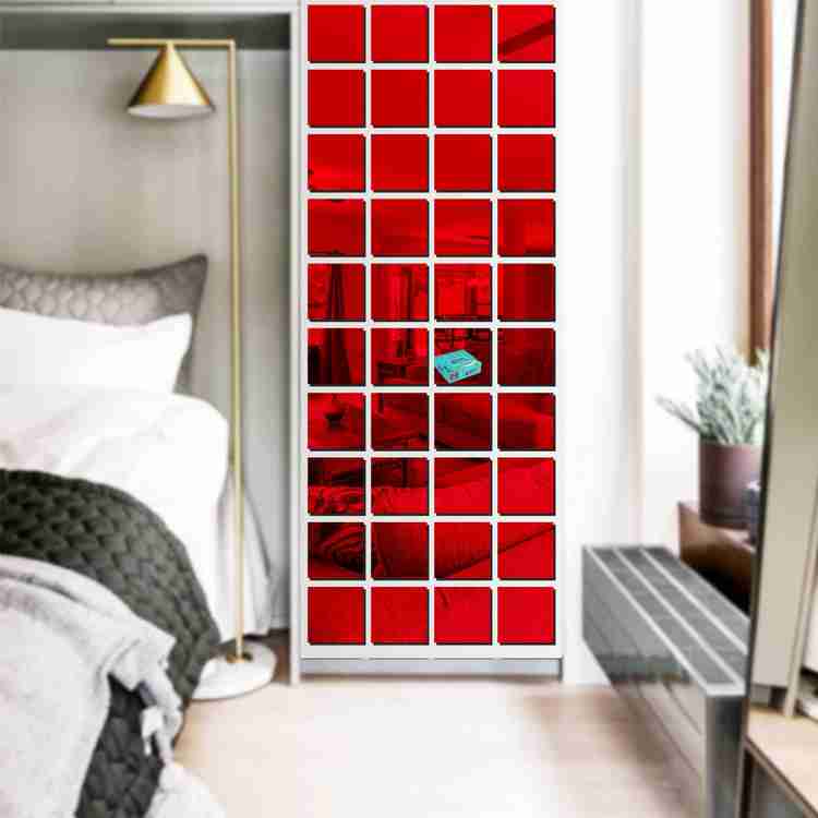 BEST DECOR 50 cm 30 Big Square Red BD737 Glow in the Dark Sticker Price in India Buy BEST DECOR 50 cm 30 Big Square Red BD737 Glow in the Dark Sticker online