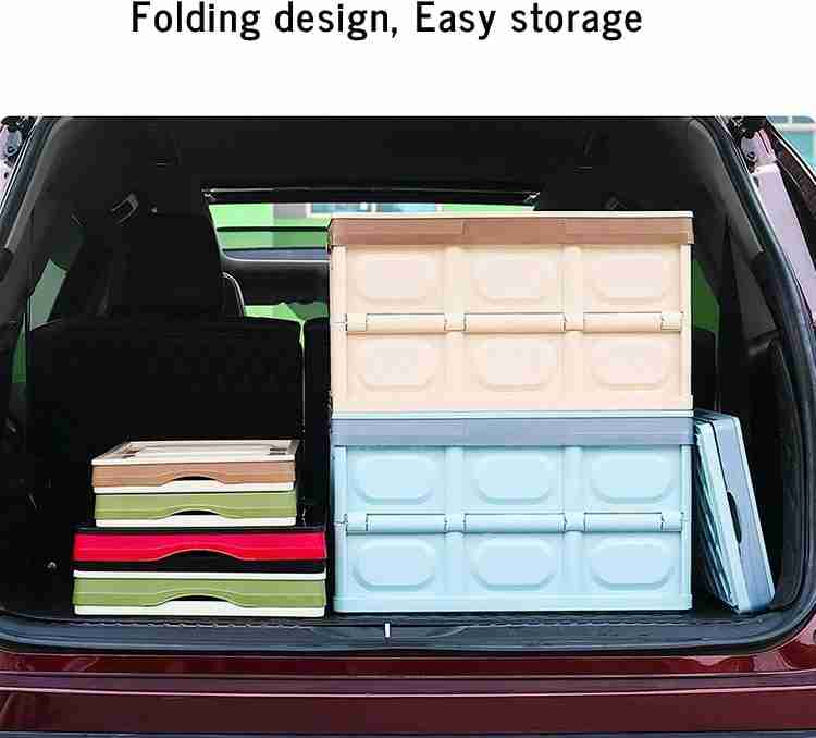 Collapsible car clearance storage box