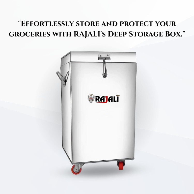 Rajali Tin Deep Storage Box | GroceryRajali Tin Deep Storage Box | Grocery  