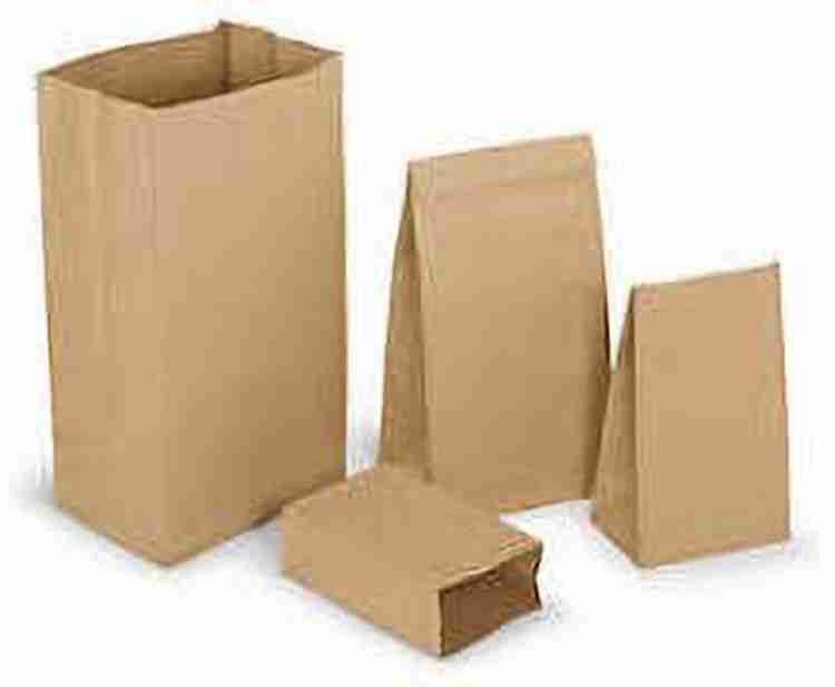 Packed N Wrapped Kraft Plain Brown Paper Thonga Bags Without Handle 5X7 100Pcs Paper Storage Pouch Price in India Buy Packed N Wrapped Kraft Plain Brown Paper Thonga Bags Without Handle