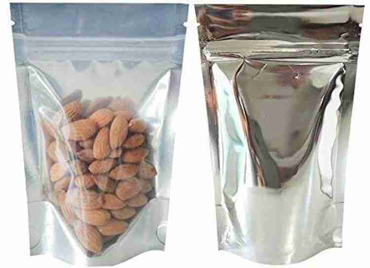 Silver ziplock bags clearance