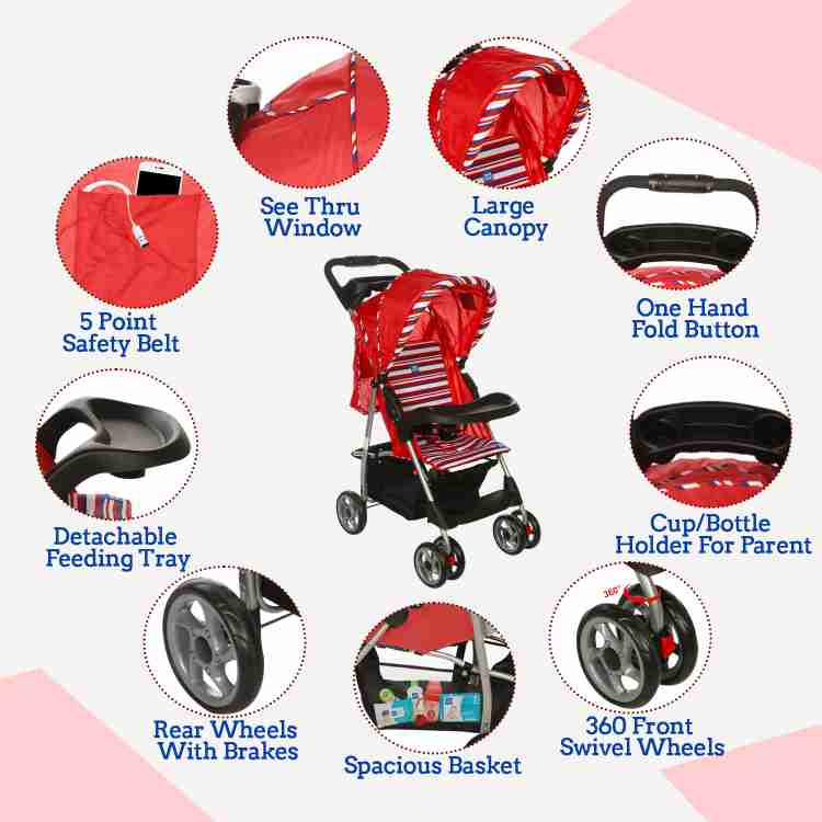 One wheel stroller outlet