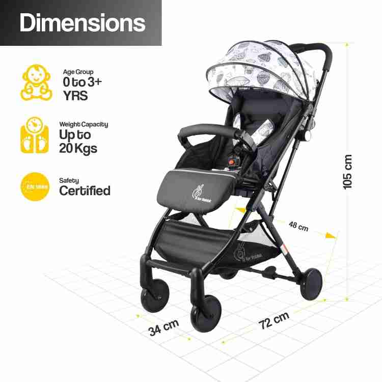 R goog for Rabbit Pocket Stroller