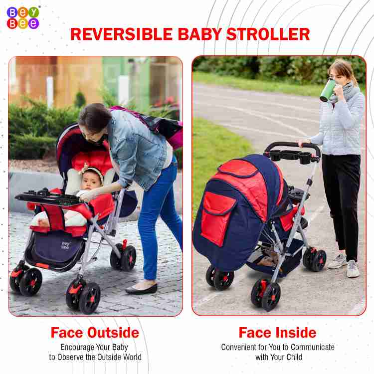 Baby stroller with food tray online