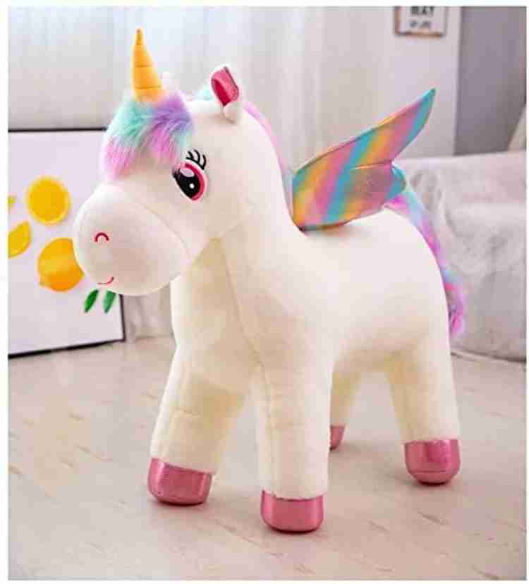 Tickles Rainbow Wings Unicorn Horse Soft Stuffed Plush Animal Toy