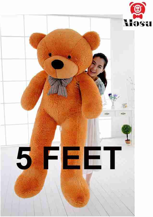 MOSU Soft Toys Teddy Bear 5 Feet For Girls Kids Birthday Gift