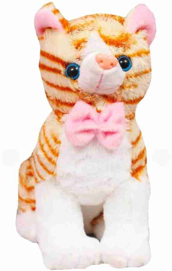 QBIC Stuffed Cat Soft and Cute Kitten Toy for Kids 20 cm