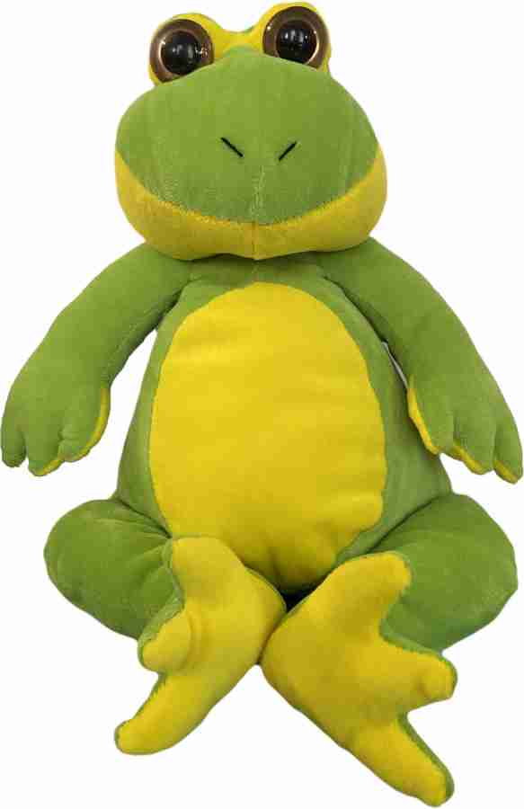 GS KIDZ Frog Stuffed Soft Plush Animal Toy for Kids 3 Years & Above - 24 mm