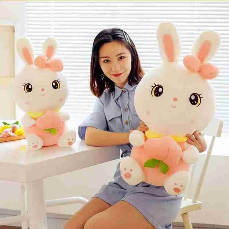 Cute Peach Fruit Bunny Rabbit Doll Super Soft Toy at Rs 650.00, Noida