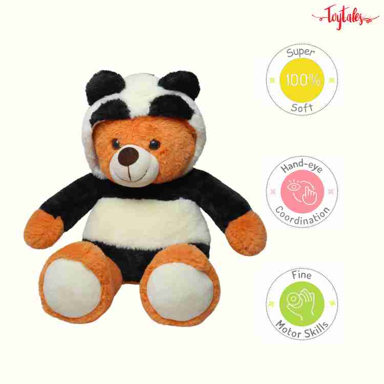 TOYTALES Hoodie Panda Teddy Bear for Kids 45cm Cute Plush Soft Toy for Kids 38 cm Hoodie Panda Teddy Bear for Kids 45cm Cute Plush Soft Toy for Kids
