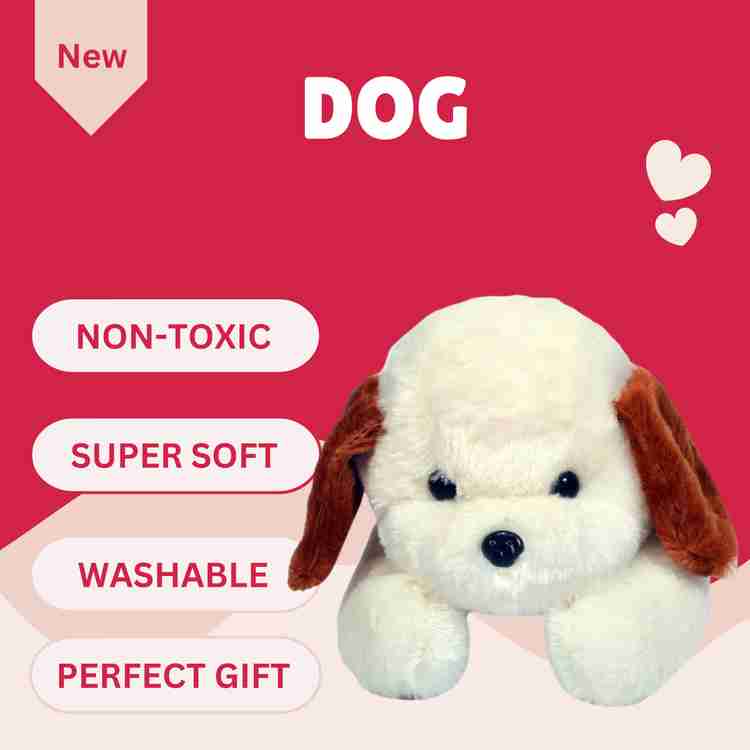 tgr Cute Dog Stuffed Plush Soft Puppy Toys for Kids Birthday Gifts for Girls 22 cm Cute Dog Stuffed Plush Soft Puppy Toys for Kids Birthday Gifts for Girls