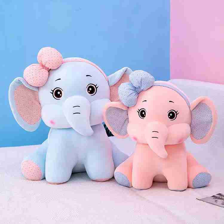 Cute elephant soft toy top