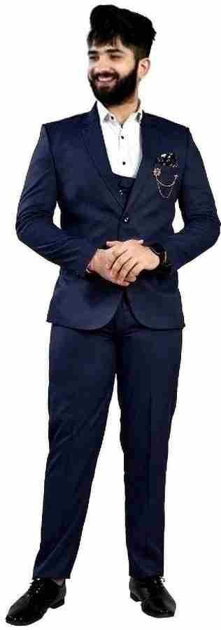 Blue coat pant shirt top