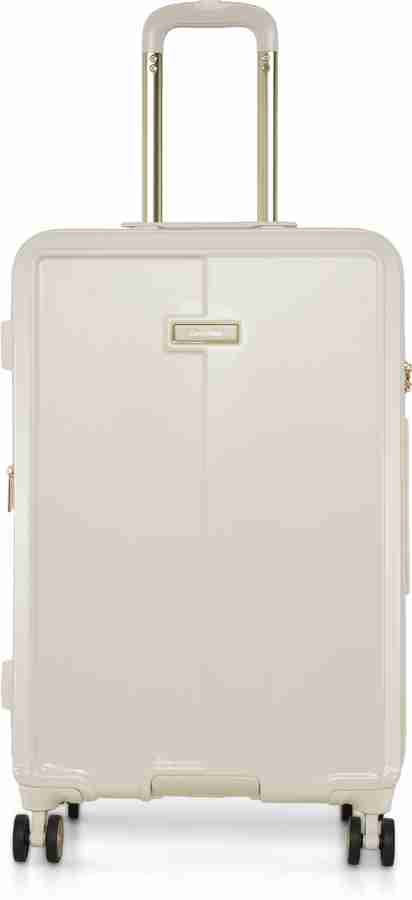 Calvin klein orders suitcase white