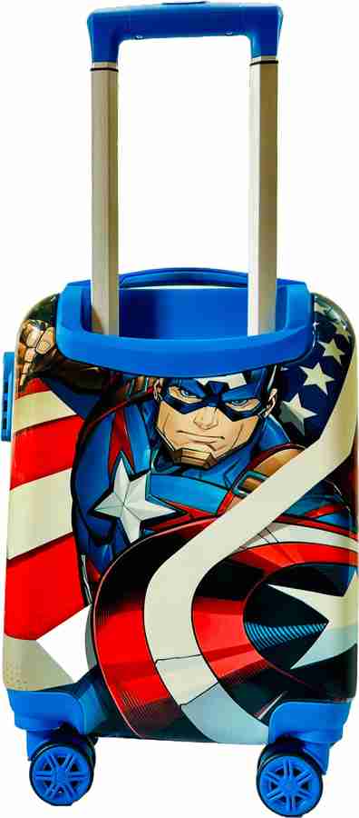 Captain america trolley bag on sale