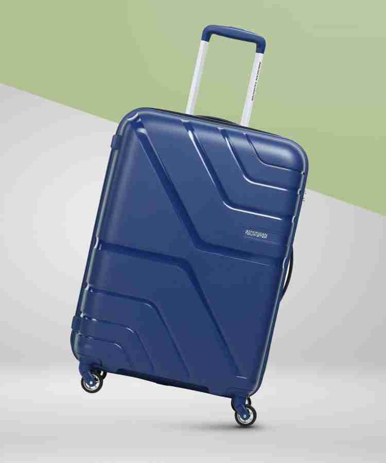 AMERICAN TOURISTER Upland Marine Blue Trolley Bag AMT UPLAND SP 68 25 MARINE.BLU Check in Suitcase 4 Wheels 28 inch Blue Price in India Flipkart