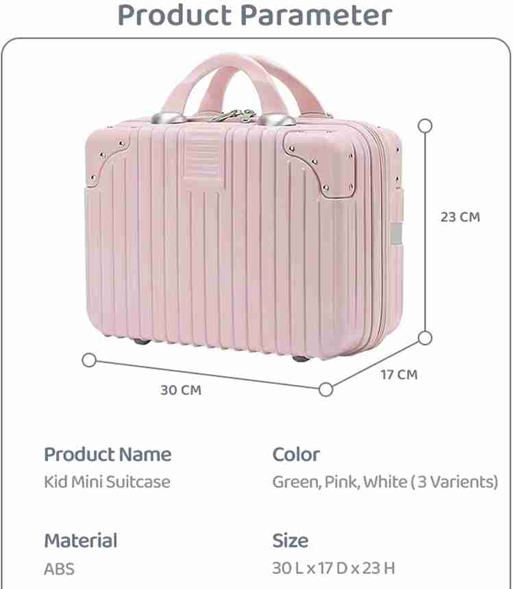 StarAndDaisy Kids Accessories Storage Bag Suitcase with Lock Password Mini Luggage Box Cabin Suitcase 11 inch Sky Blue Price in India Flipkart