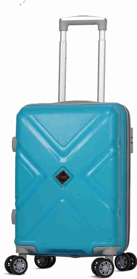 GOODWILL Luggage 55 Cms Hardsided Cabin Trolley Bag Cabin Suitcase 8 Wheels 20 inch Grey Price in India Flipkart