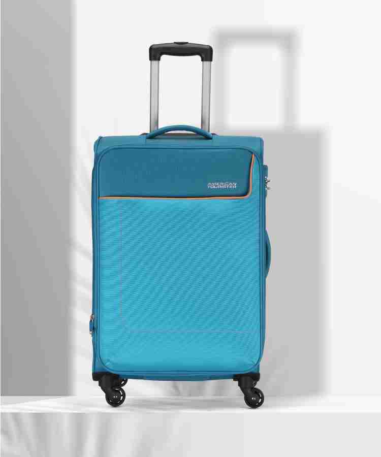 AMERICAN TOURISTER Jamaica SP Turq Expandable Check in Suitcase 4 Wheels 24 inch