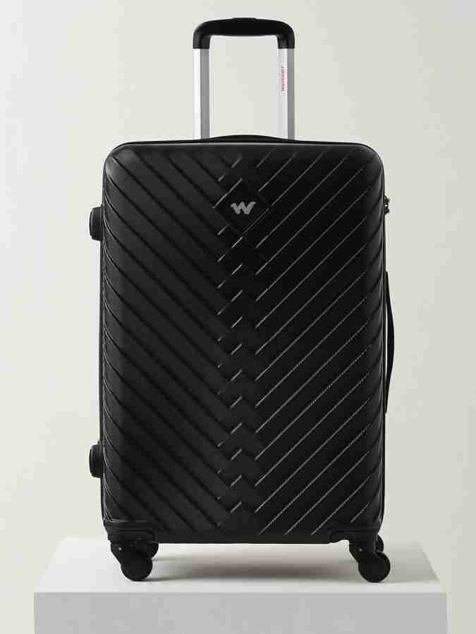 Wildcraft Citron Cabin Suitcase 4 Wheels 22 inch Black Price in India Flipkart