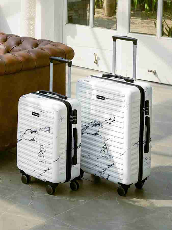 Medium marble clearance suitcase