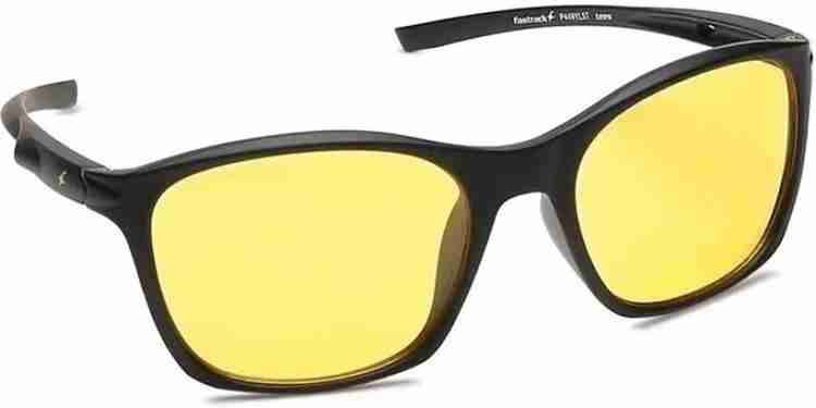 Fastrack yellow sunglasses sales