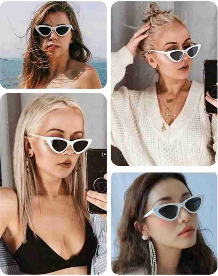 Oval cat top eye glasses
