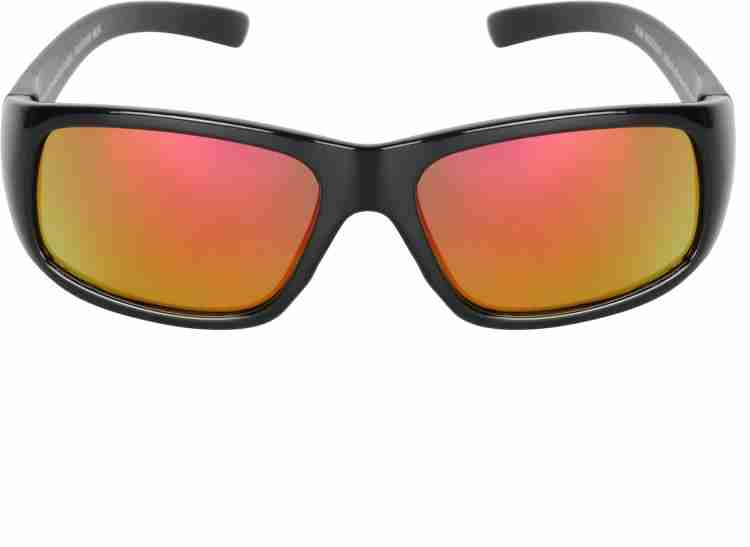 Buy Scavin Wrap-around Sunglasses Red For Boys & Girls Online