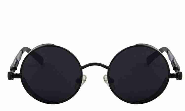 Buy Sunglance Round Sunglasses Black For Men Women Online Best Prices in India Flipkart
