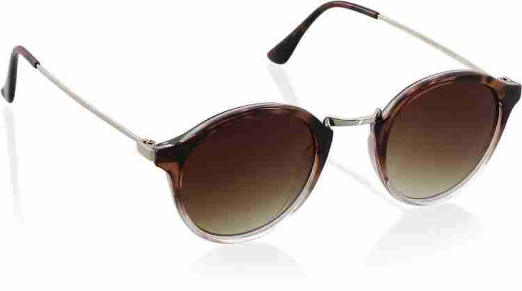 Buy Fastrack Round Sunglasses Brown For Women Online Best Prices in India Flipkart