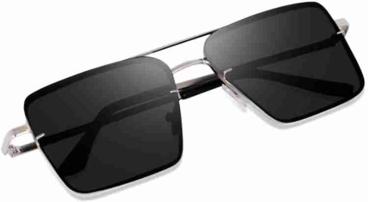 Toby Shield-Shaped Sunglasses - Black