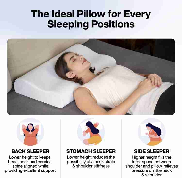 Memory foam cervical pillow reviews clearance
