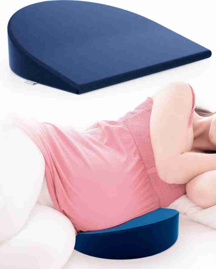 FOVERA Memory Foam Pregnancy Pillow Wedge for Maternity Supports Belly Back Back Lumbar Support Buy FOVERA Memory Foam Pregnancy Pillow Wedge for Maternity Supports Belly Back Back